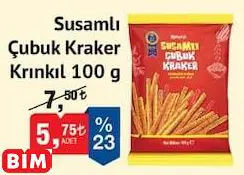 KRINKIL SUSAMLI ÇUBUK KRAKER